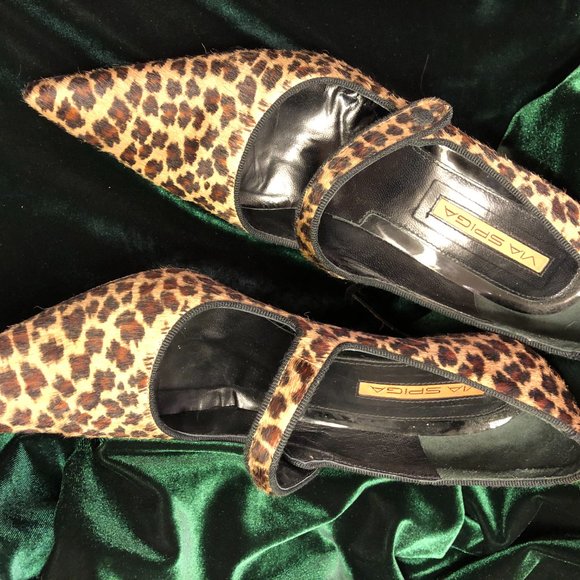 Sexy Calf Skin Leopard Print Heel (Size 8.5) - Picture 4 of 11